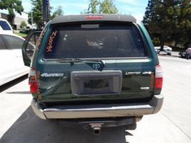 1999 TOYOTA 4RUNNER LIMITED GREEN 3.4 AT 4WD Z20084